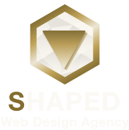 Shaped logo dark
